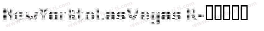 NewYorktoLasVegas R字体转换